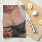 Quentin Matsys - een groteske oude vrouw Theedoek (Quarter Fold)