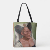 Quentin Matsys - een groteske oude vrouw Tote Bag (Achterkant)