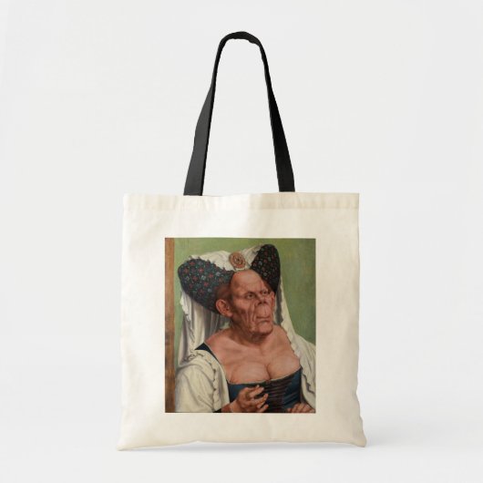 Quentin Matsys - een groteske oude vrouw Tote Bag (Voorkant)