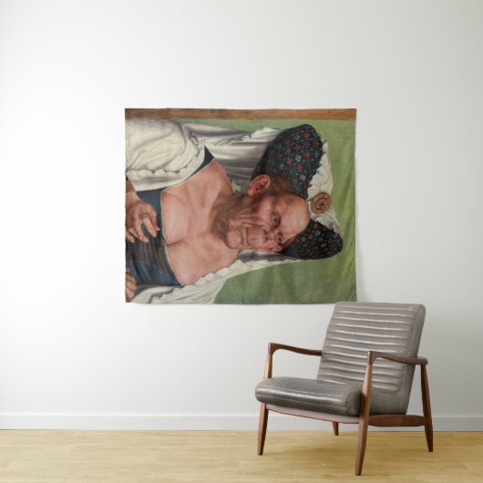 Quentin Matsys - een groteske oude vrouw Wandkleed (In Situ (horizontaal))
