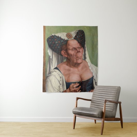 Quentin Matsys - een groteske oude vrouw Wandkleed (In situ)