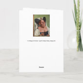 Quentin Matsys - een Grotesque Old Woman Kaart (Achterkant)