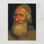 Quentin Matsys - Hoofd van een oud Man Briefkaart (Voorkant)