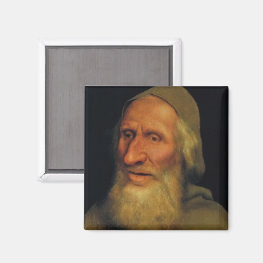 Quentin Matsys - Hoofd van een oud Man Magneet (Voorkant / Achterkant)