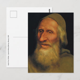 Quentin Matsys - Hoofd van een oude man Briefkaart