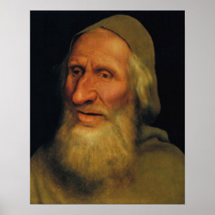 Quentin Matsys - Hoofd van een oude man Poster
