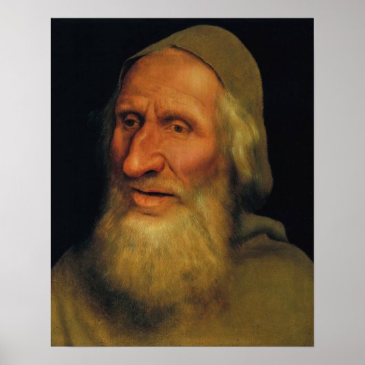 Quentin Matsys - Hoofd van een oude man Poster (Voorkant)
