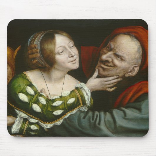 Quentin Matsys - Ill-Matched Lovers Muismat (Voorkant)