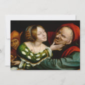Quentin Matsys - Matched Lovers Bedankkaart (Voorkant)