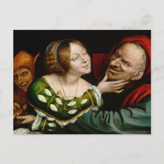 Quentin Matsys - Matched Lovers Briefkaart (Voorkant)