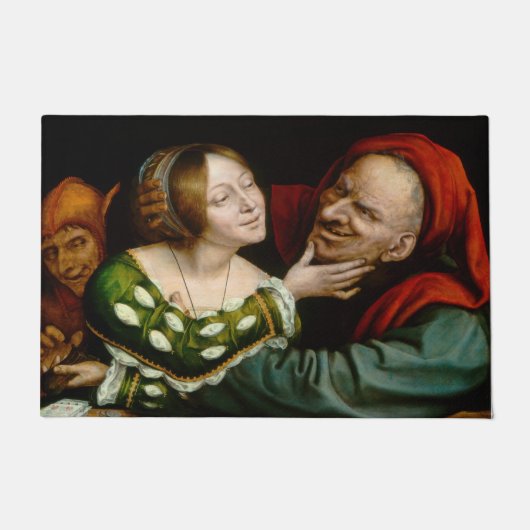 Quentin Matsys - Matched Lovers Deurmat (Voorkant)