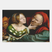 Quentin Matsys - Matched Lovers Inpakpapier Vel (Voorkant)
