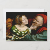 Quentin Matsys - Matched Lovers Kaart (Voorkant)