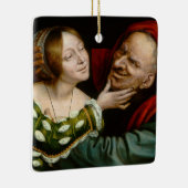 Quentin Matsys - Matched Lovers Keramisch Ornament (Rechts)