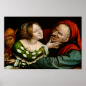 Quentin Matsys - Matched Lovers Poster (Voorkant)