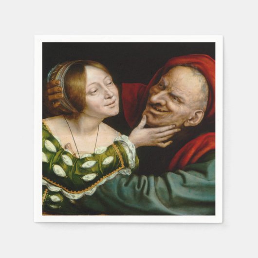 Quentin Matsys - Matched Lovers Servet (Voorkant)