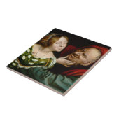 Quentin Matsys - Matched Lovers Tegeltje (Zijkant)