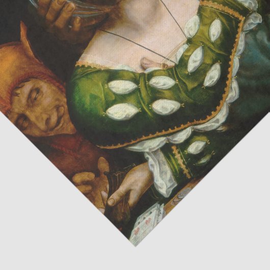 Quentin Matsys - Matched Lovers Tissuepapier (Detail)