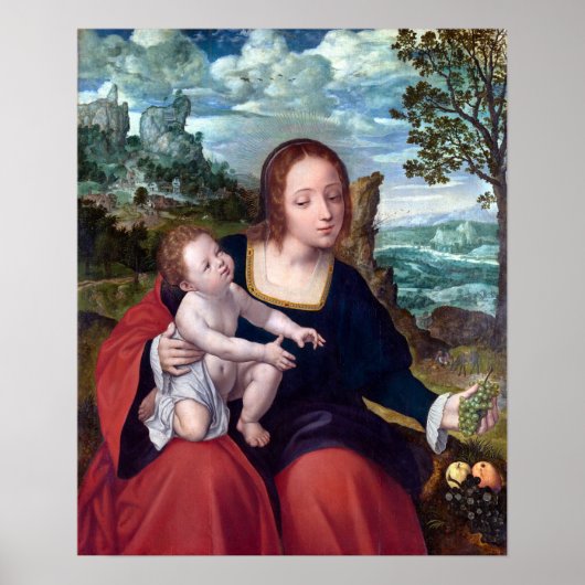Quentin Matsys The Rest on the Flight into Egypt Poster (Voorkant)