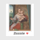 Quentin Metsys - Madonna van de Kersen Sticker (Vel)