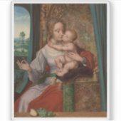 Quentin Metsys - Madonna van de Kersen Sticker (Voorkant)