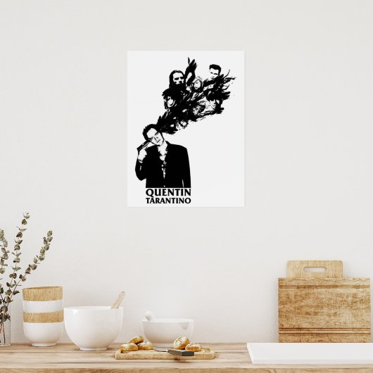 Quentin Tarantino Poster (Keuken)
