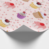 quequitykoekenpatroon cadeaupapier (Hoek)