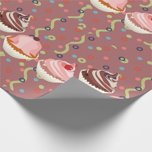 quequo's, chocolade cadeaupapier (Hoek)