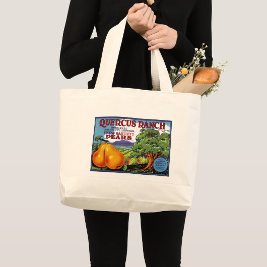 Quercus Ranch Pears Grote Tote Bag (Voorkant (product))
