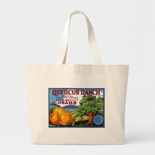 Quercus Ranch Pears Grote Tote Bag (Voorkant)