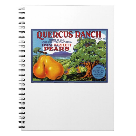 Quercus Ranch Pears Notitieboek (Voorkant)