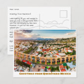 Querétaro Mexico Aqueduct Wide Uitzicht Briefkaart (Voorkant / Achterkant)