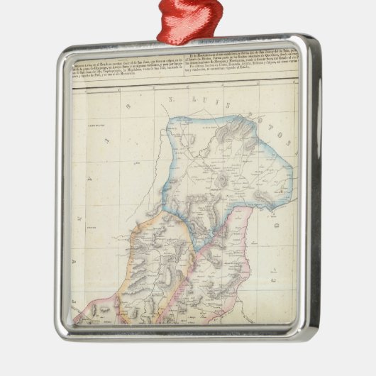 Queretaro, Mexico Metalen Ornament (Links)