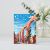 Querétaro Stad Mexico Briefkaart (Staand voorkant)