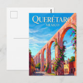 Querétaro Stad Mexico Briefkaart (Voorkant / Achterkant)