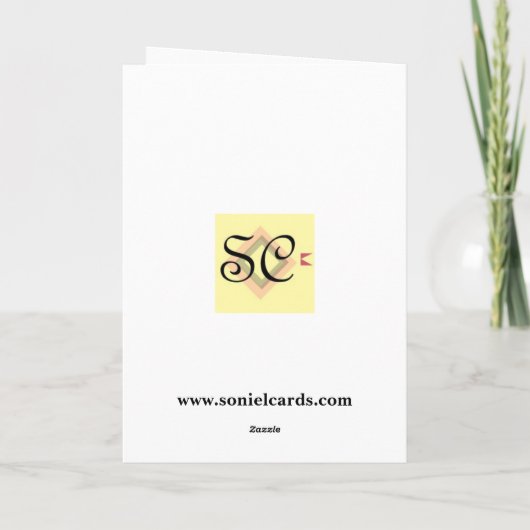 Querida van Turkijecumpleaños van Felicidades Kaart (Achterkant)