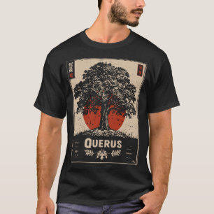 Querus Oak Tree Oude bos wijsheid ontwerp T-shirt
