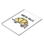 Quesa-Dillo Grappige Quesadilla Woordgrap Notitieboek (Linkerzijde)