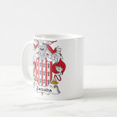 Quesada Family Crest Koffiemok (Voorkant links)