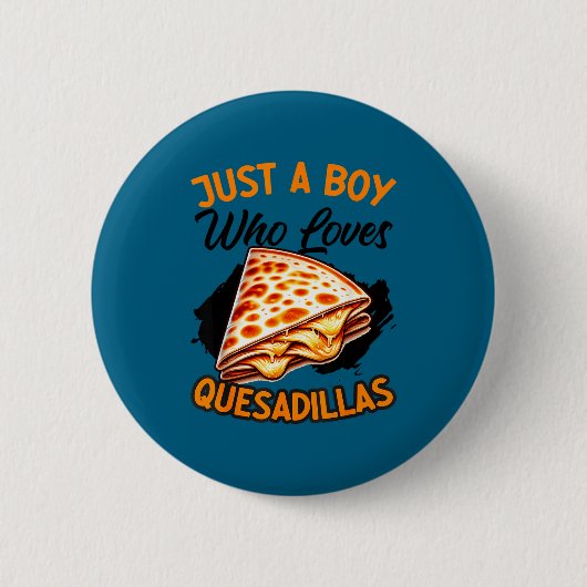 Quesadilla mexicaans eten mexico cinco de mayo ronde button 5,7 cm (Voorkant)