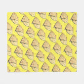 Quesadilla Mexican Food Restaurant Appetizer Fleece Deken (Voorkant (Horizontaal))