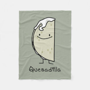 Quesadilla Mexican grilde Tortilla met kaas Fleece Deken