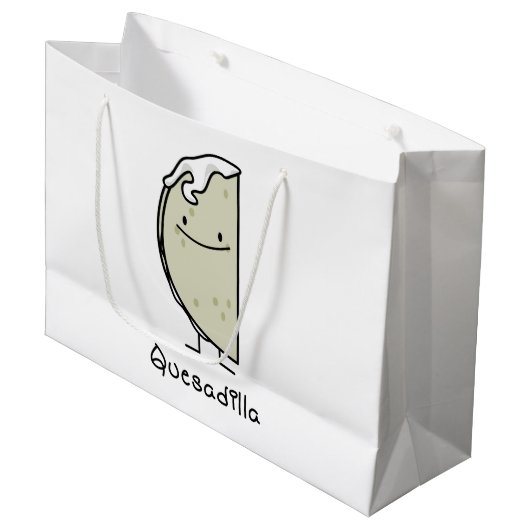 Quesadilla Mexican grilde Tortilla met kaas Groot Cadeauzakje (Voorkant Gekanteld)