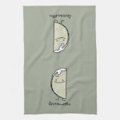 Quesadilla Mexican grilde Tortilla met kaas Theedoek (Verticaal)