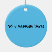 Quesadilla Mexican grilled Tortilla met kaas Keramisch Ornament (Achterkant)