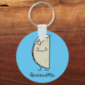 Quesadilla Mexican grilled Tortilla met kaas Sleutelhanger (Voorkant)