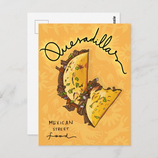 Quesadillas Briefkaart (Voorkant / Achterkant)