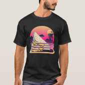 Quesadillas Synthwave 80s Retrowave Aesthetic T-shirt (Voorkant)