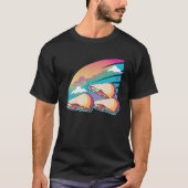 Quesadillas vaporwave retrowave esthetisch t-shirt (Voorkant)