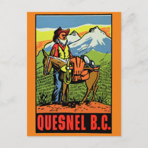 Quesnel British Columbia, Canada Briefkaart